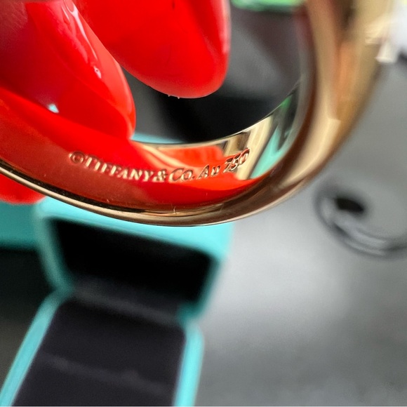 Tiffany & Co. Wedding Band Ring Rose Gold 18k - Picture 3 of 8
